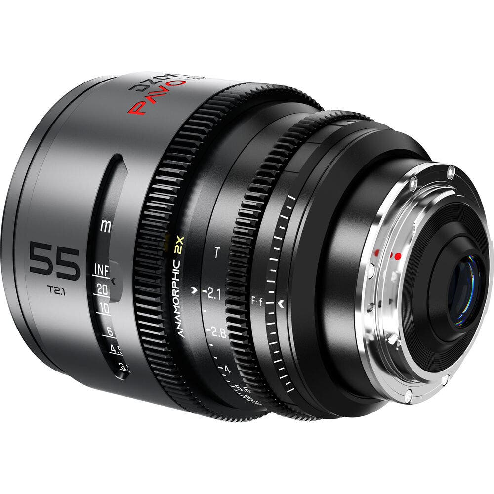 消費税無し 55mm PAVO DZOFilm T2.1 (Neutral Lens Prime Anamorphic 2x レンズ(単焦点)