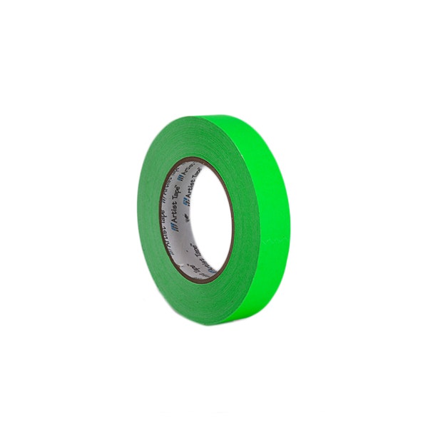 ProTapes 1" Artist's Paper Tape - Fluorescent Green