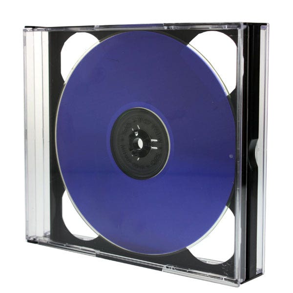 Polyline 3-Disc Unassembled Chubby Jewel Case - Clear PY