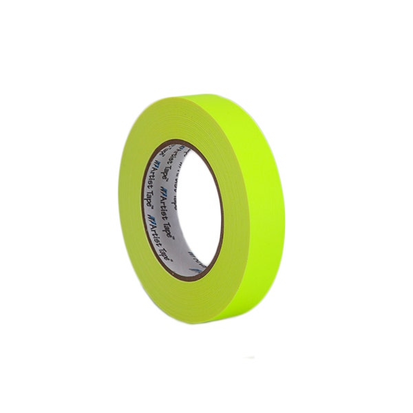 ProTapes 1" Artist's Paper Tape - Fluorescent Yellow