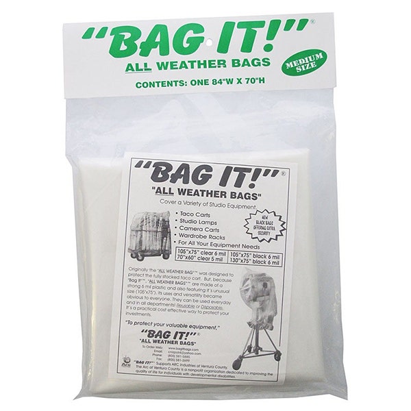 BAG IT 84 x 70 6-Mil Visqueen Bags/Tarps/Rain Covers - Medium Clear