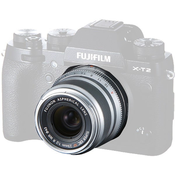 (税込) FUJIFILM 16523171 Silver - Lens WR R f/2 23mm XF EBC Super その他