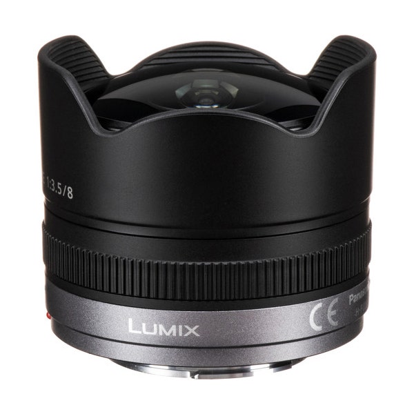 Panasonic LUMIX G Series 8mm F3.5 Fisheye Lens - H-F008