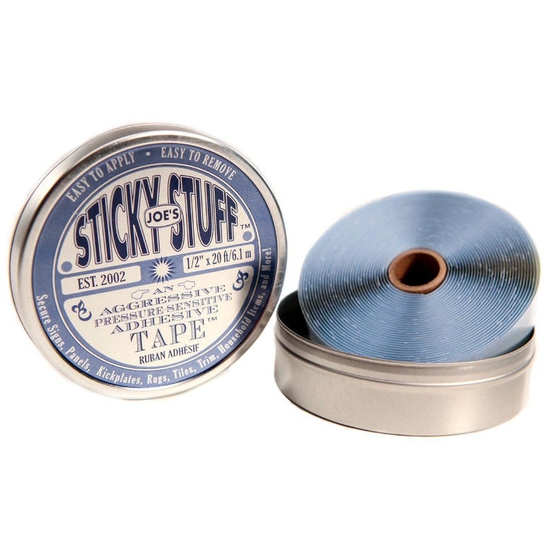 Joe's Sticky Stuff 1/2" Double-Sided Adhesive Tape - Clear