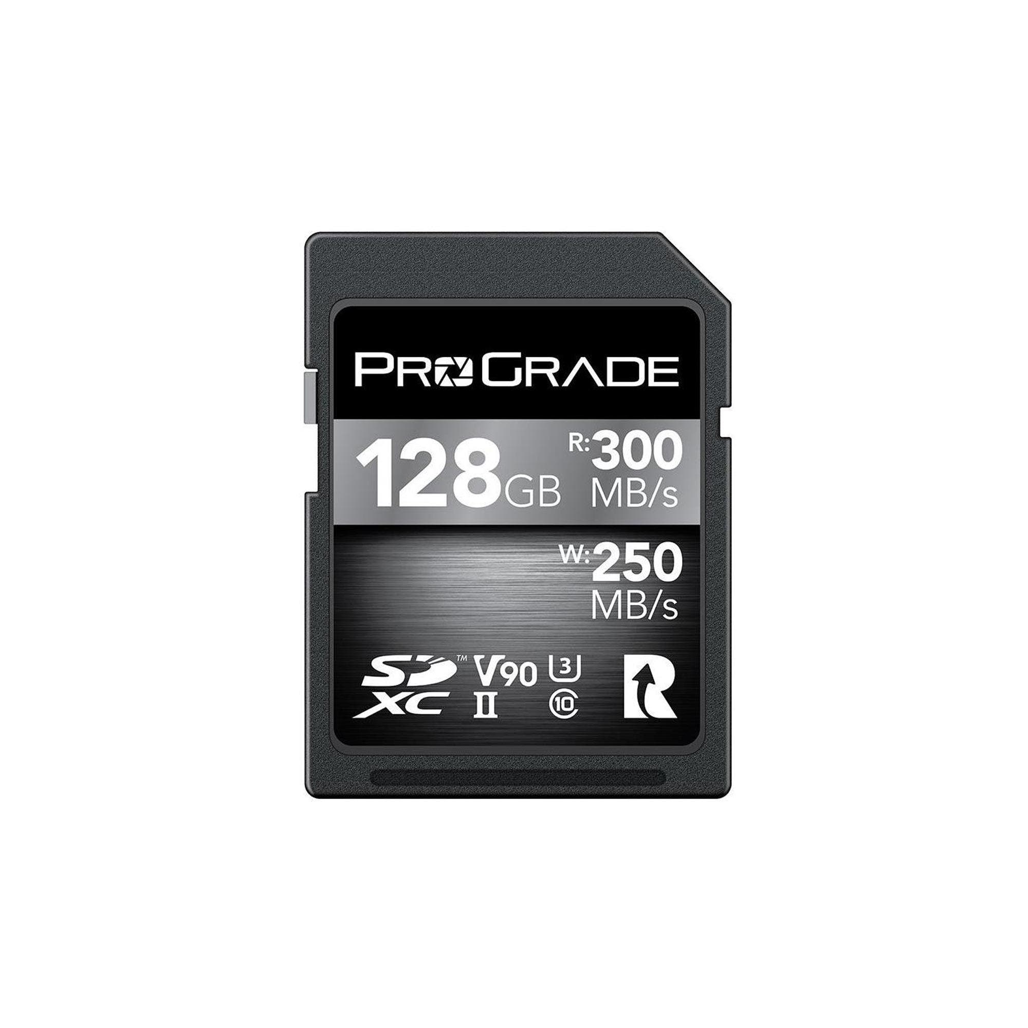 ProGrade Digital SDXC UHS-II V90 Memory Card - 128GB (2 Pack ProGrade Digital SDXC UHS-II V90 Memory Card - 128GB (2 Pack