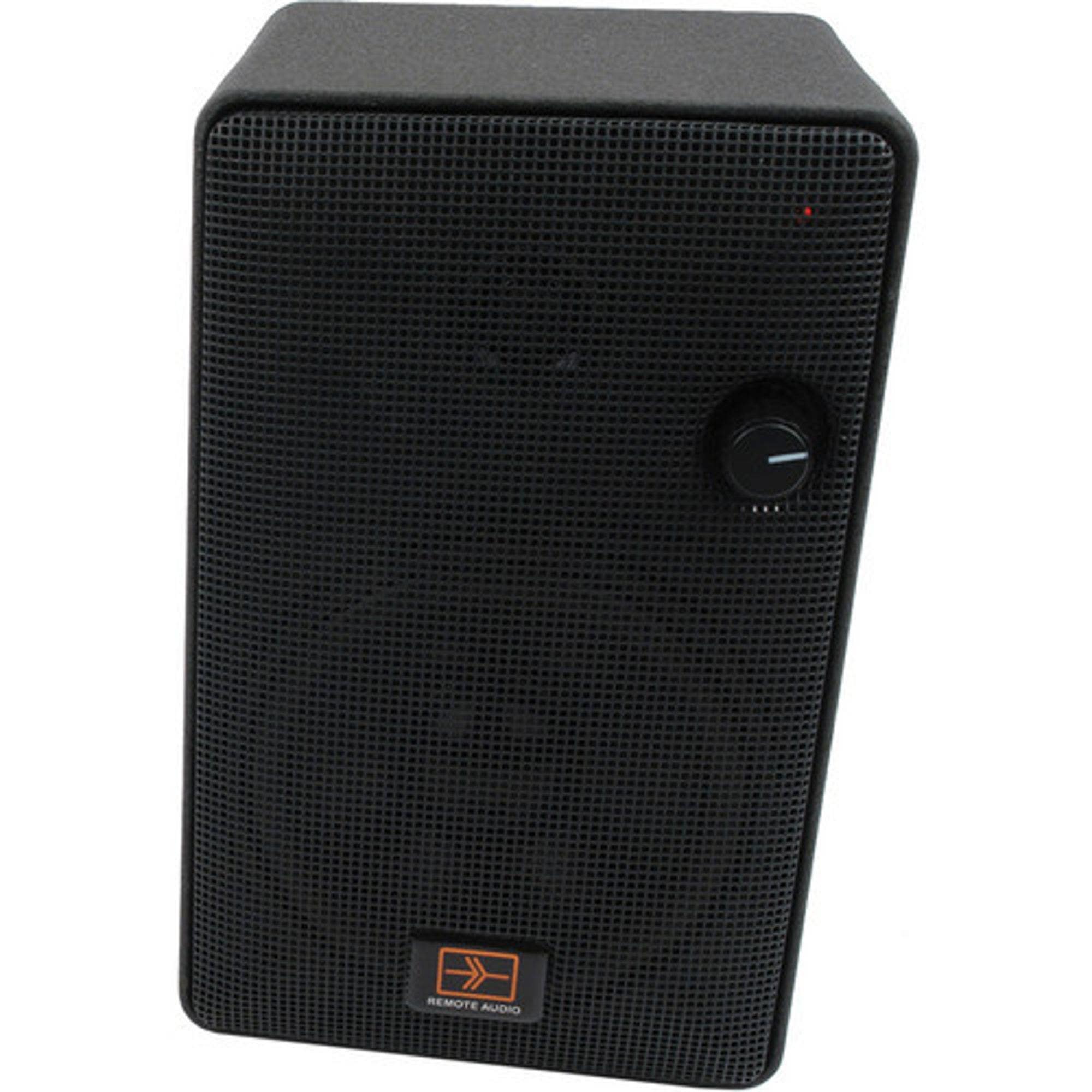 Battery powered monitor shop speaker