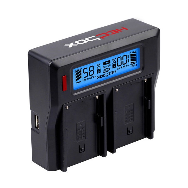 Hedbox RP-DC50 Dual Digital LCD Battery Charger